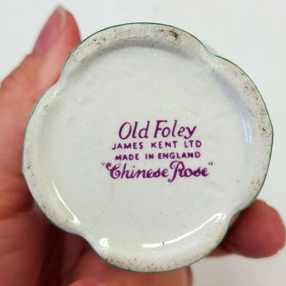 STAFFORDSHIRE Vintage OldFoley James Kent boot and vase - Picture 12 of 12